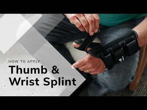 Wrist and Thumb Spica Splint - De Quervain's Tenosynovitis Support Brace for Right or Left Hand