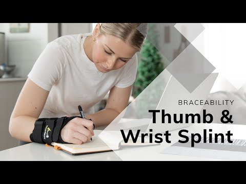 Wrist and Thumb Spica Splint - De Quervain's Tenosynovitis Support Brace for Right or Left Hand