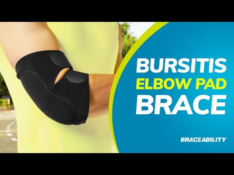 Bursitis Elbow Pad Brace  Olecranon Padded Sleeve & Bursa Wrap