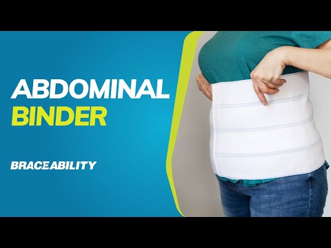 Braceability 2XL Plus Size Bariatric Abdominal Stomach Binder | Obesity Girdle