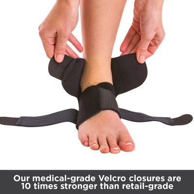 The premium-grade, neoprene material provides compression, reducing swelling