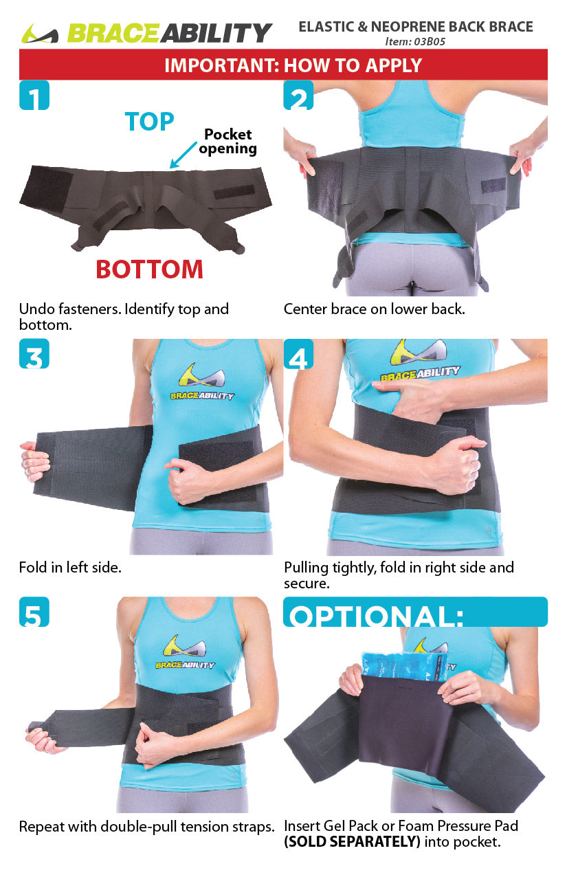 Comfortable Back Brace  Nighttime Low Back Support for Sleeping