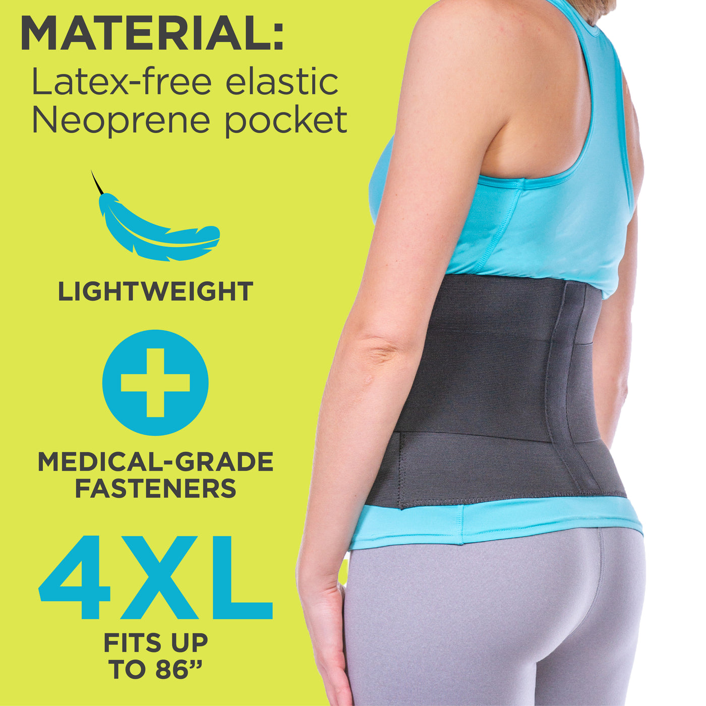 Comfortable Back Brace | Nighttime Low Back Support for Sleeping