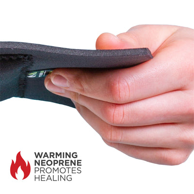 our back brace foam insert is made with warming neoprene to promote healing
