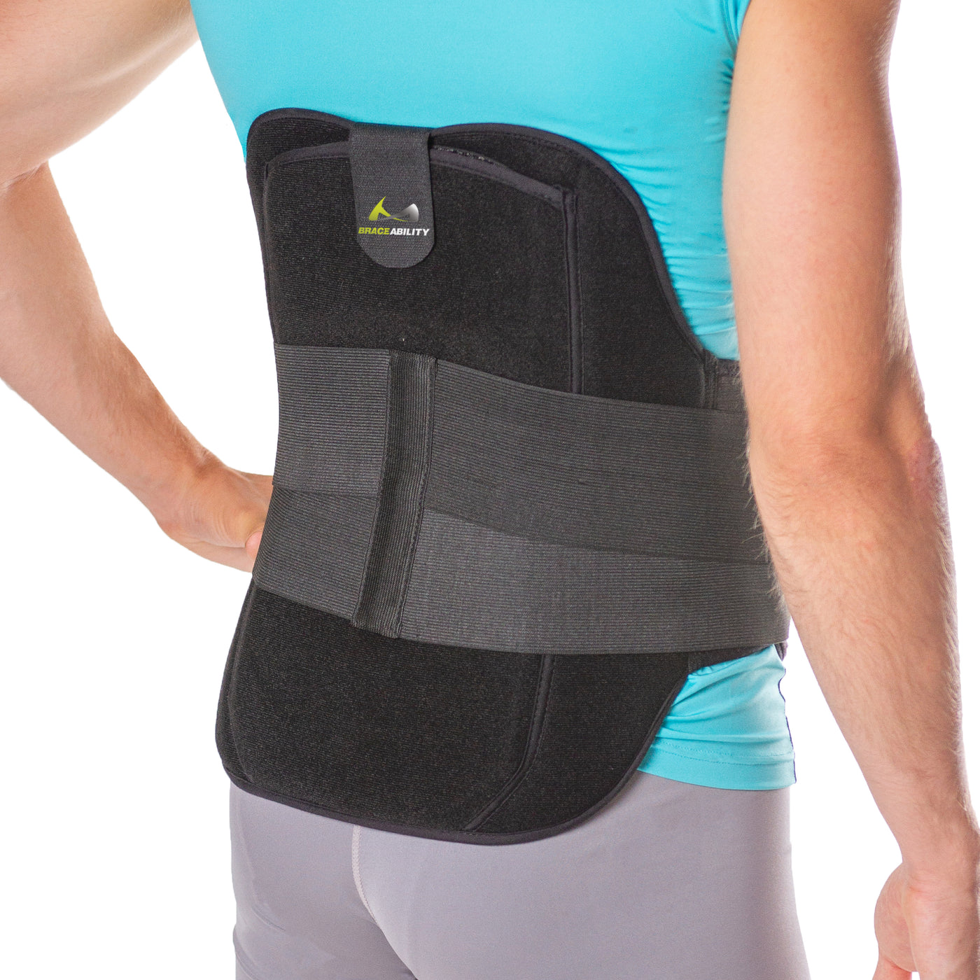 Braceability Herniated Disc Back Brace | Plus Size XXXL Support Belt for Slipped & Bulging Herniation - 3XL