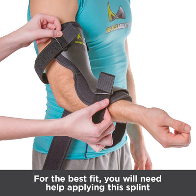 you will need help applying the cubital tunnel support brace