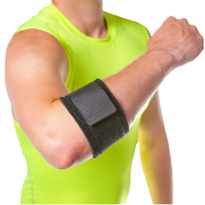 BraceAbility counterforce tennis elbow brace is a lightweight option for lateral epicondylitis