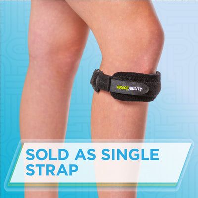 The BraceAbility osgood-schlatter knee strap is is sold as a single item