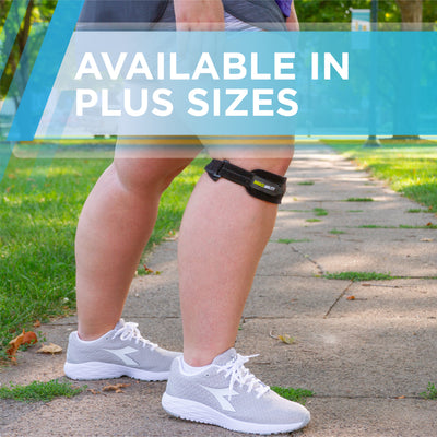 The extra large patellar tendon support strap comes in plus sizes up to 2XL