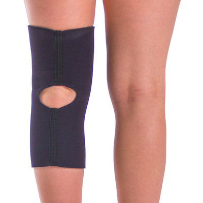 Open patella and open popliteal design prevent bunching behind your knee joint