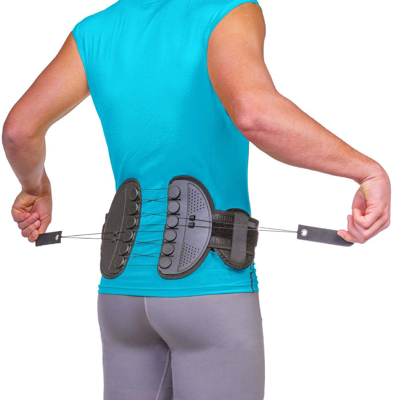 Sacroiliac SI joint compression brace for coccyx tailbone pain relief