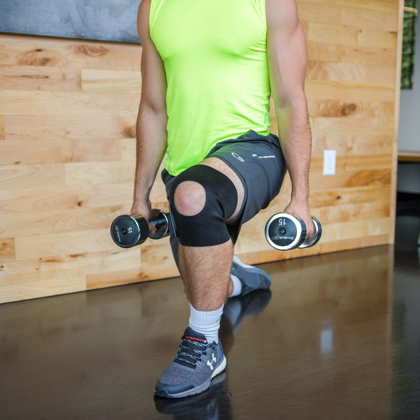Use this athletic knee support for running, basketball, Crossfit, and more