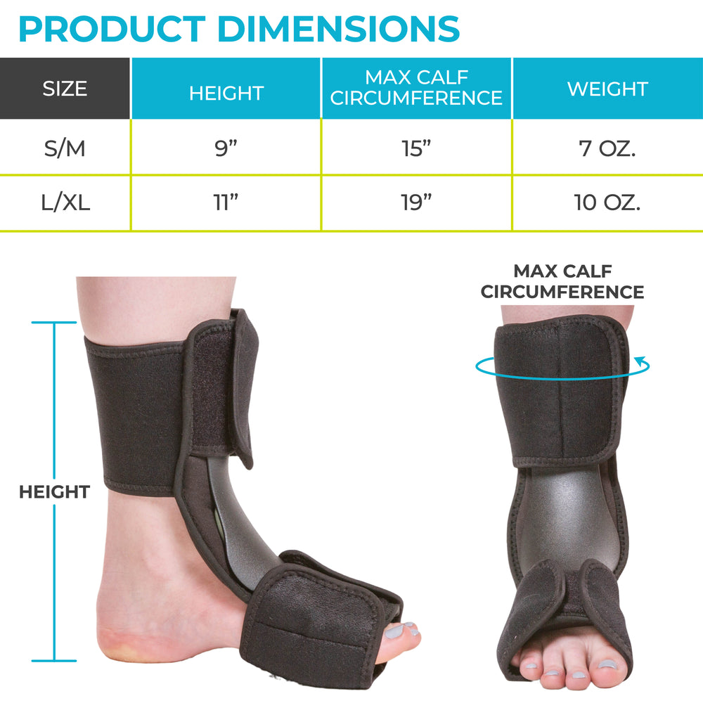 Dorsal Night Splint | Plantar Fasciitis Foot Brace for Sleeping