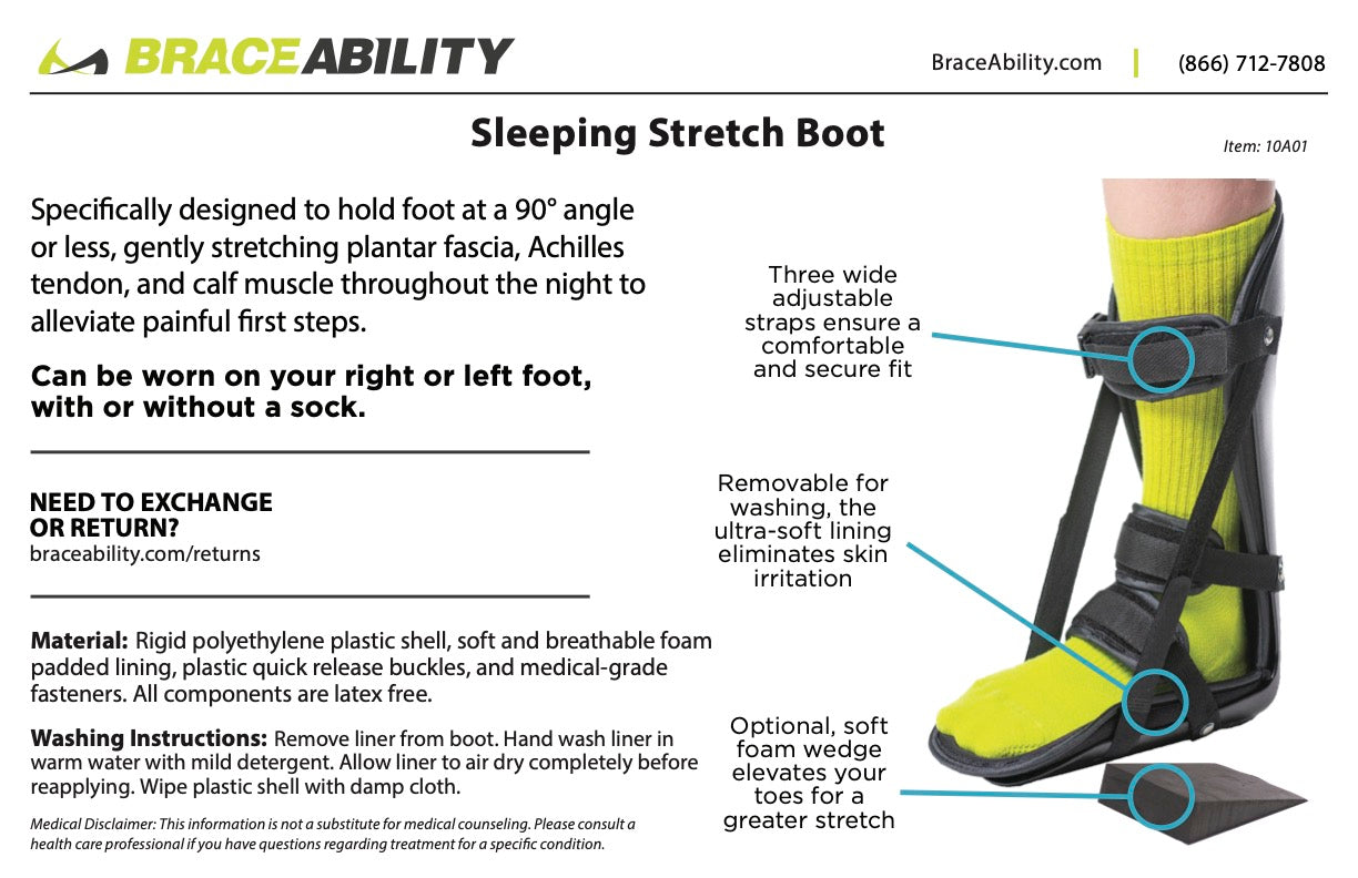 Plantar Fasciitis Night Splint Boot