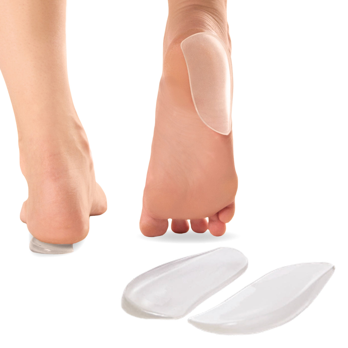 Silicone Gel Heel Pad Insole, Heel Support Gel Insole - China Heel Grips  and Heel Pads price