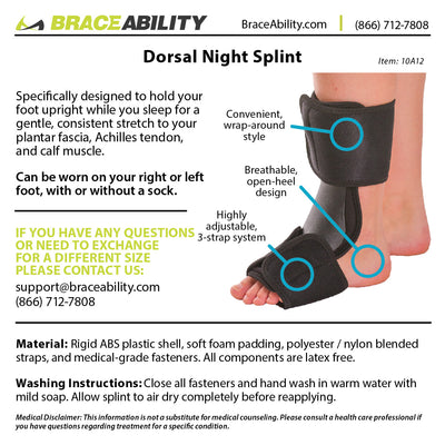 to clean the achilles tendon stretching night sock hand wash in warm water with mild detergent
