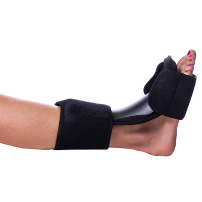 Dorsal night splints are easier to move around in than anterior boot-style plantar night splints