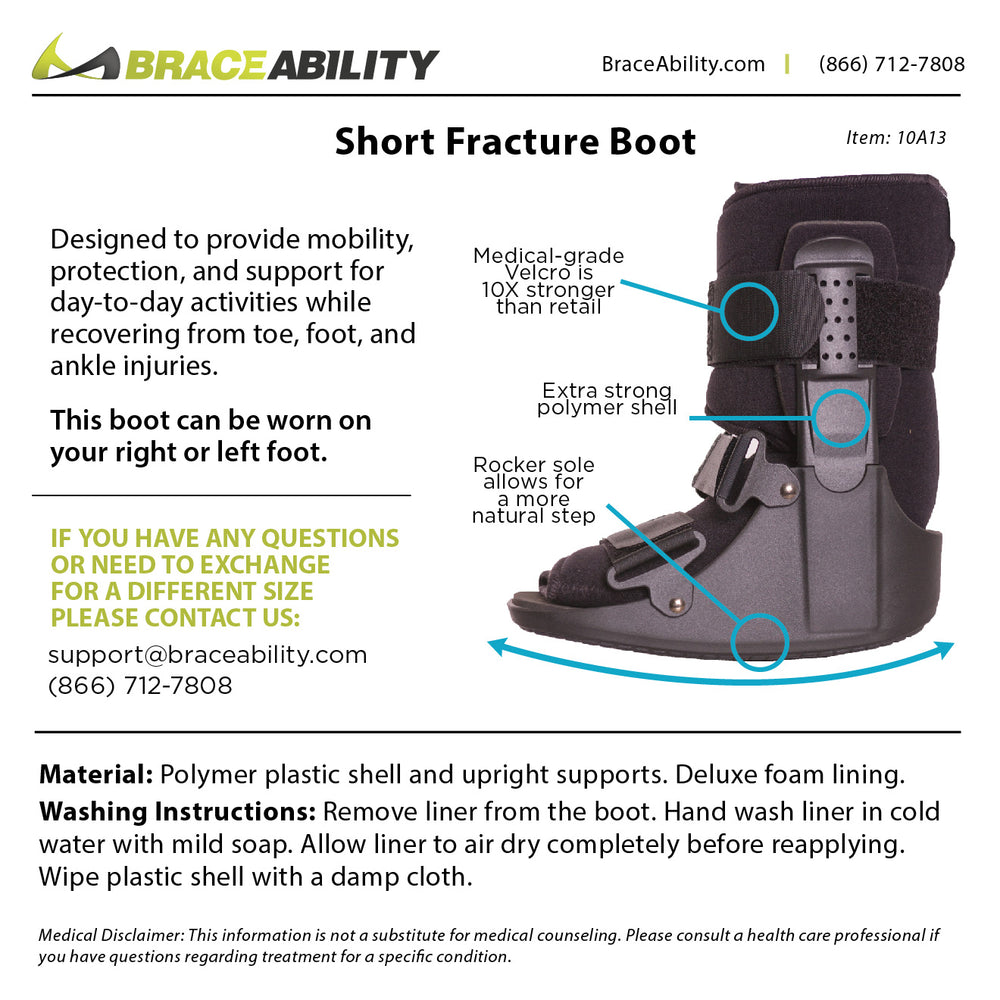 Best Walking Boot  Short Broken Toe Recovery Brace