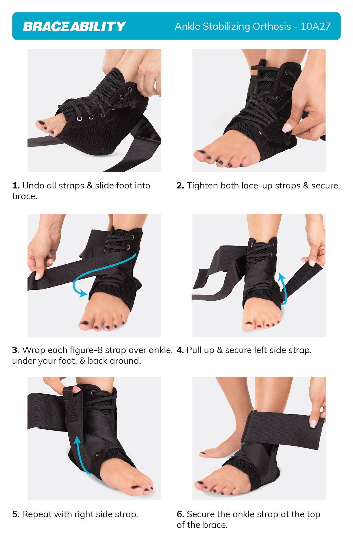 AO Stabilizer Ankle Brace SUGGESTED HCPC: L1902 - Advanced Orthopaedics