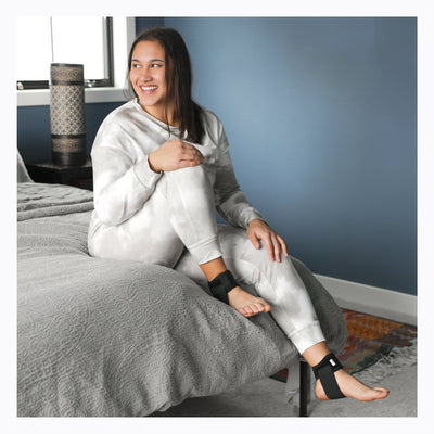 the BraceAbility Plantar Fasciitis Wrap gives foot pain relief from heel spurs and achilles tendonitis