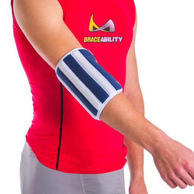 Elbow immobilizer and stabilizer night splint for arm straightening 