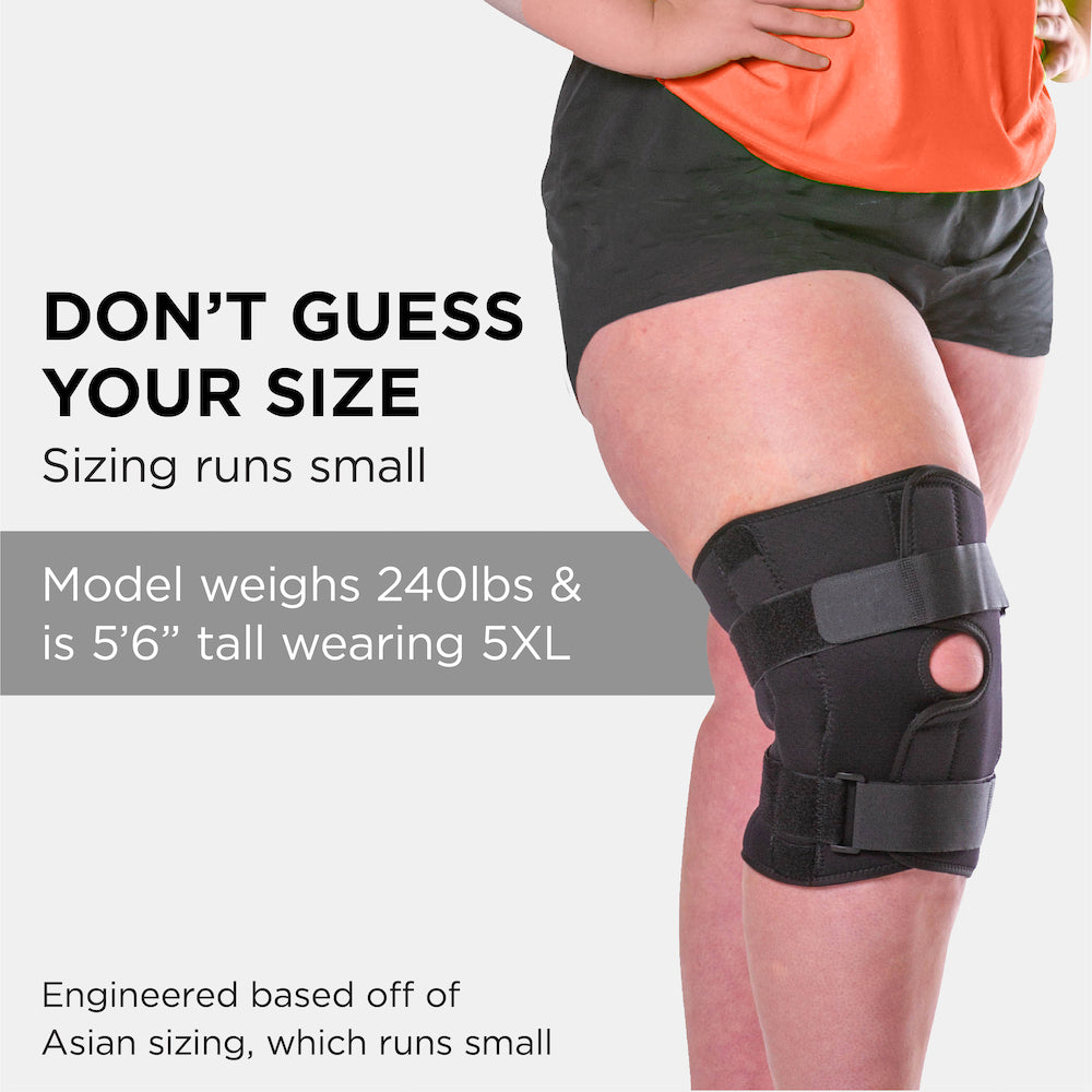 Knee Brace with Polycentric Hinges