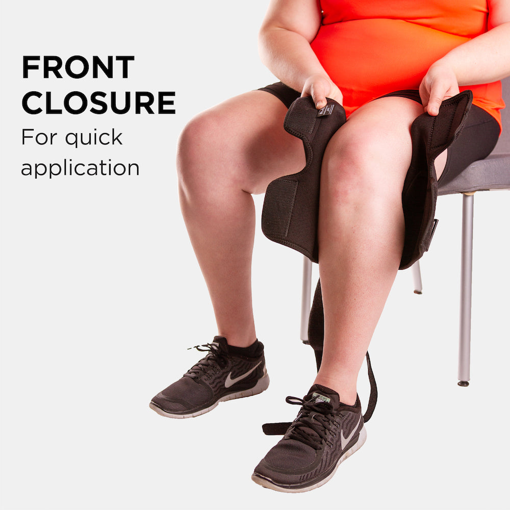 Core Front Closure Wraparound Knee Brace With Hinges