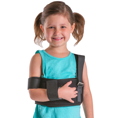 Pediatric shoulder immobilizer arm sling for kids and children