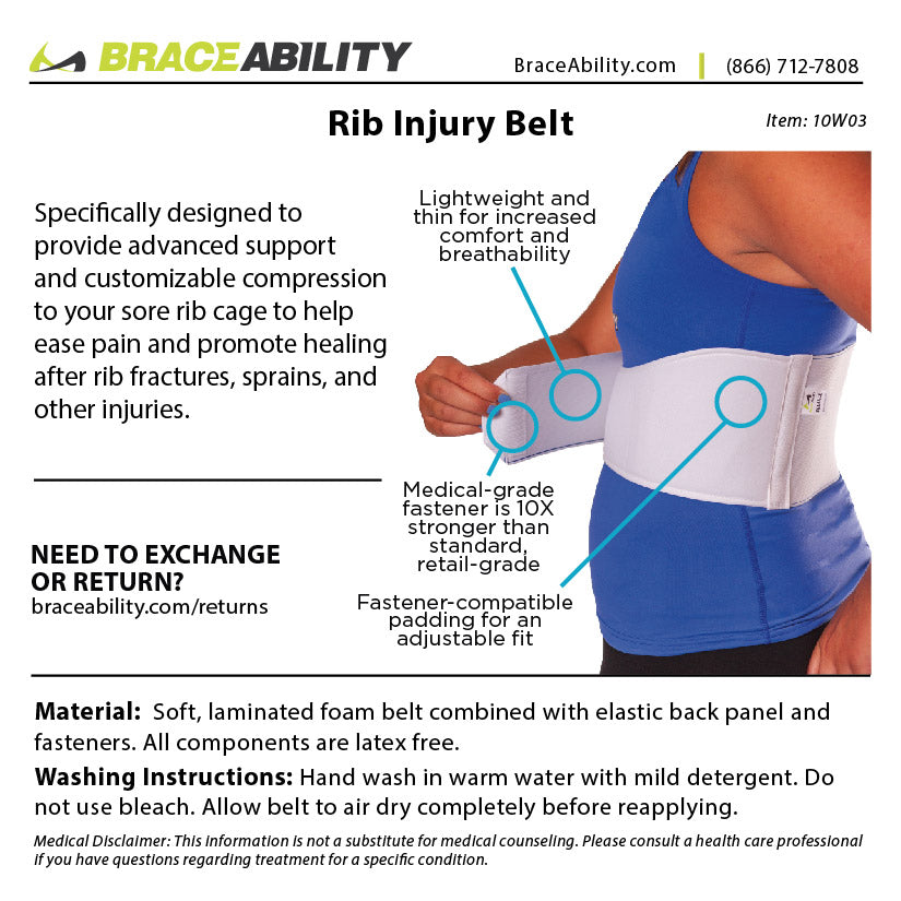 Get Relief Today: Our #1 Rib Injury Compression Wrap