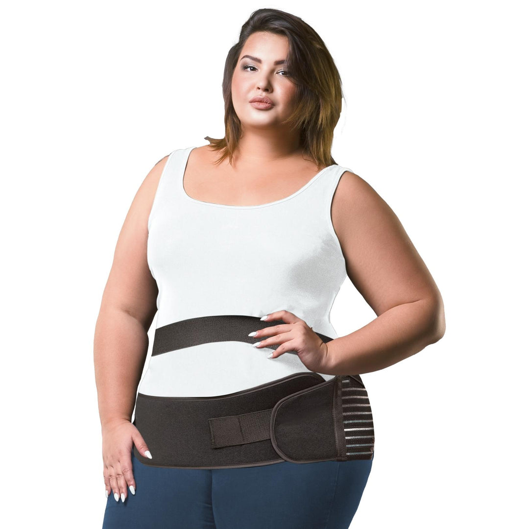 BraceAbility Obesity Belt Stomach Holder - Belly Support Band & Abdominal Pannus Sling BraceAbility Obesity Belt Stomach Holder - Belly Support Band & Abdominal Pannus Sling