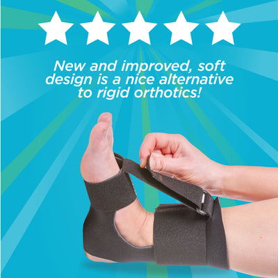 using our foot drop brace after a stroke supports your foot like a rigid orthotic