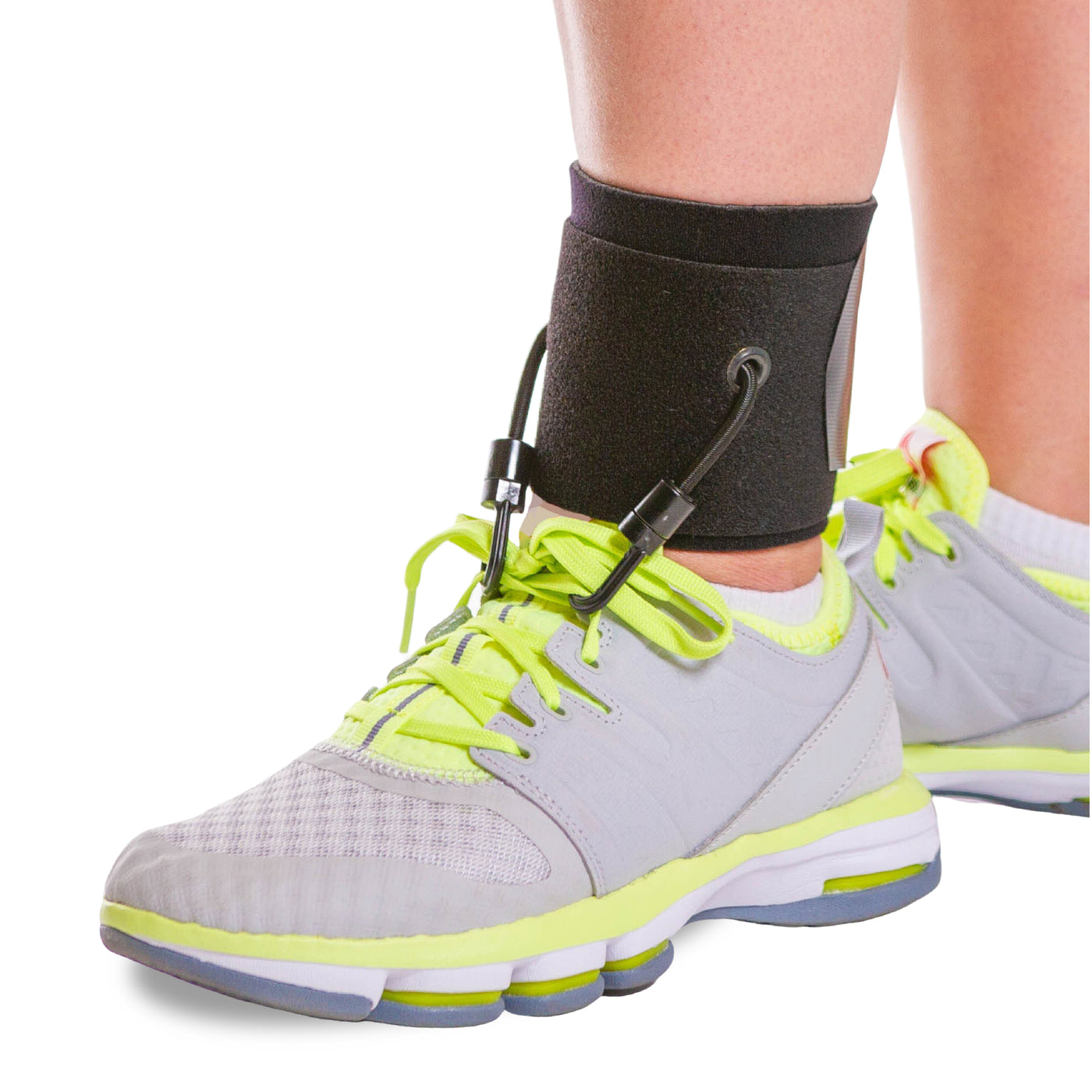 braceability afo drop foot brace with dorsiflexion assist straps while walking