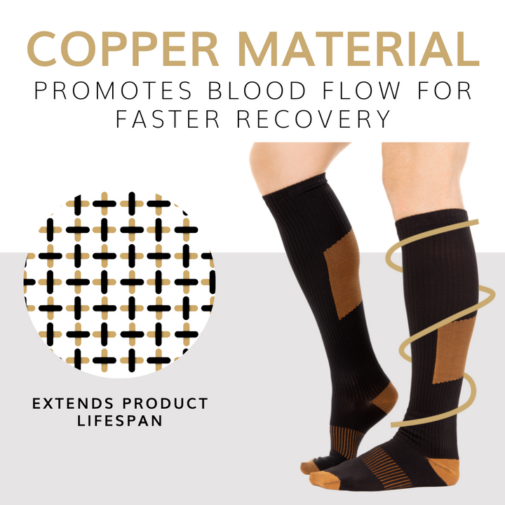 slim fit dress slacks 30-40 mmHg Elastic Nursing Compression Socks