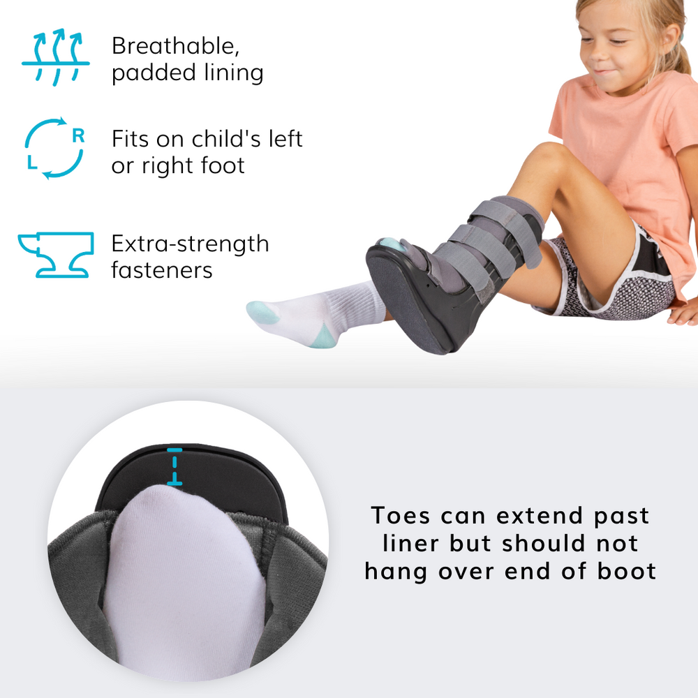 Kids Walker Fracture Boot Air CAM Medical Walking Boot for Children Toddler  Inflatable Walker Brace for Foot Injury Ankle Fracutre Sprain Pediatric  Broken Foot Boot fot Left and Right (Medium) - Yahoo