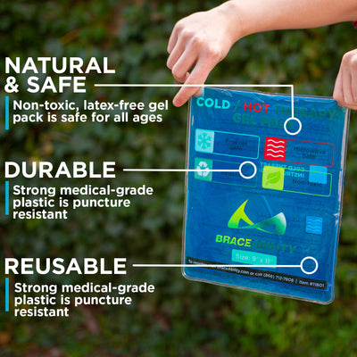 durable and reusable heat pack can be used as an ice bag