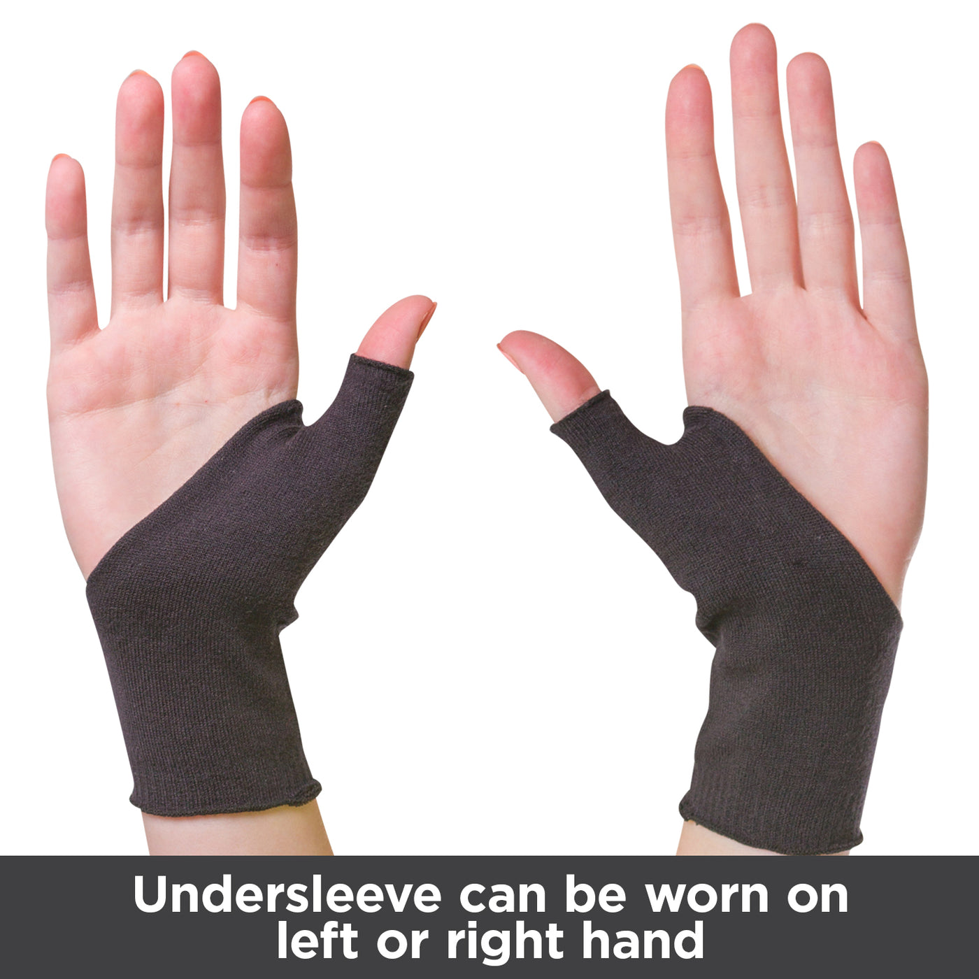 Undersleeve can be worn on your right or left hand