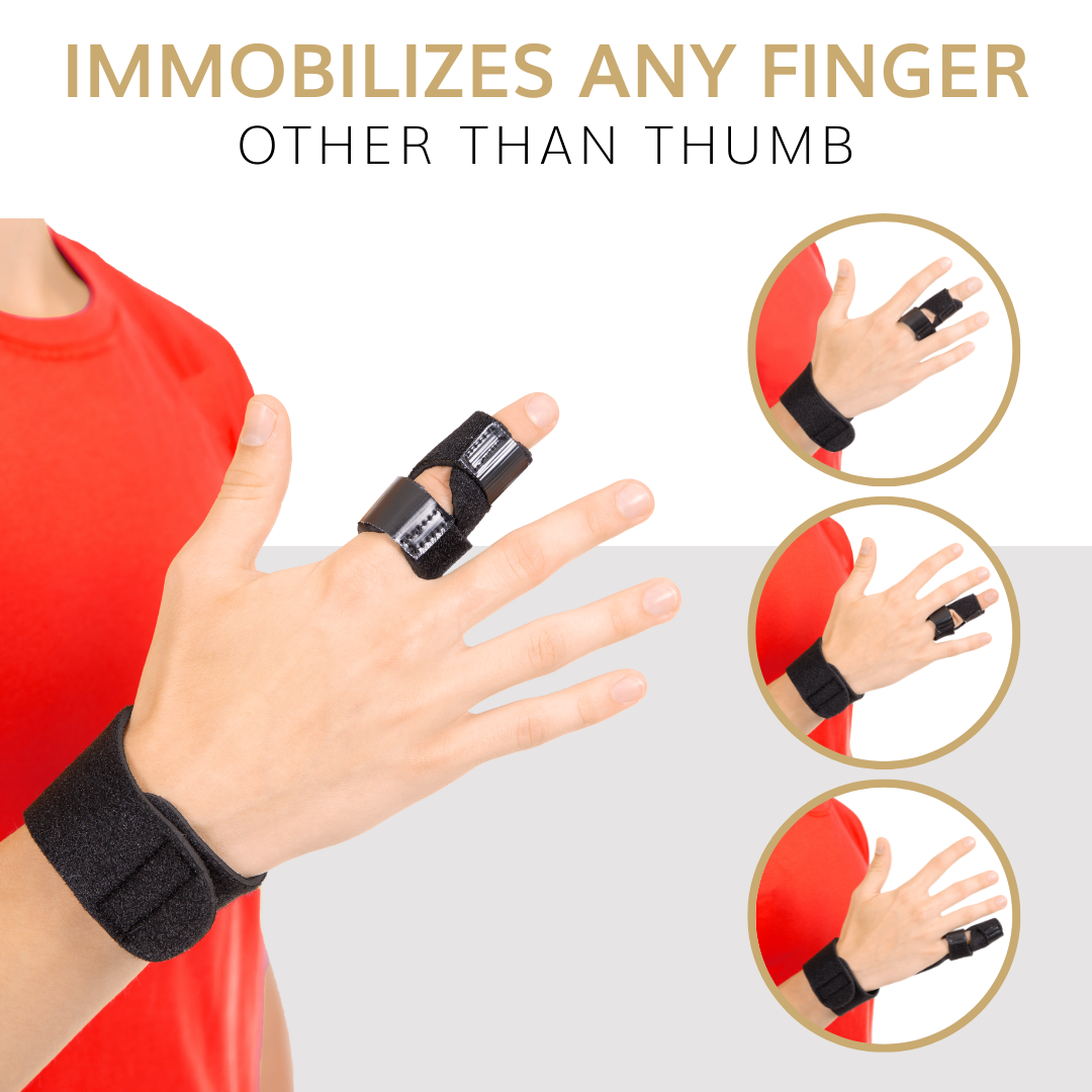 Amazon.com: SAMOKA Trigger Finger Splints，4 PCS Finger Brace,Finger Knuckle  Immobilization,Broken Finger Protector, Broken Fingers Straightening,Fits  Index Finger,Middle Finger,Ring Finger : Health & Household