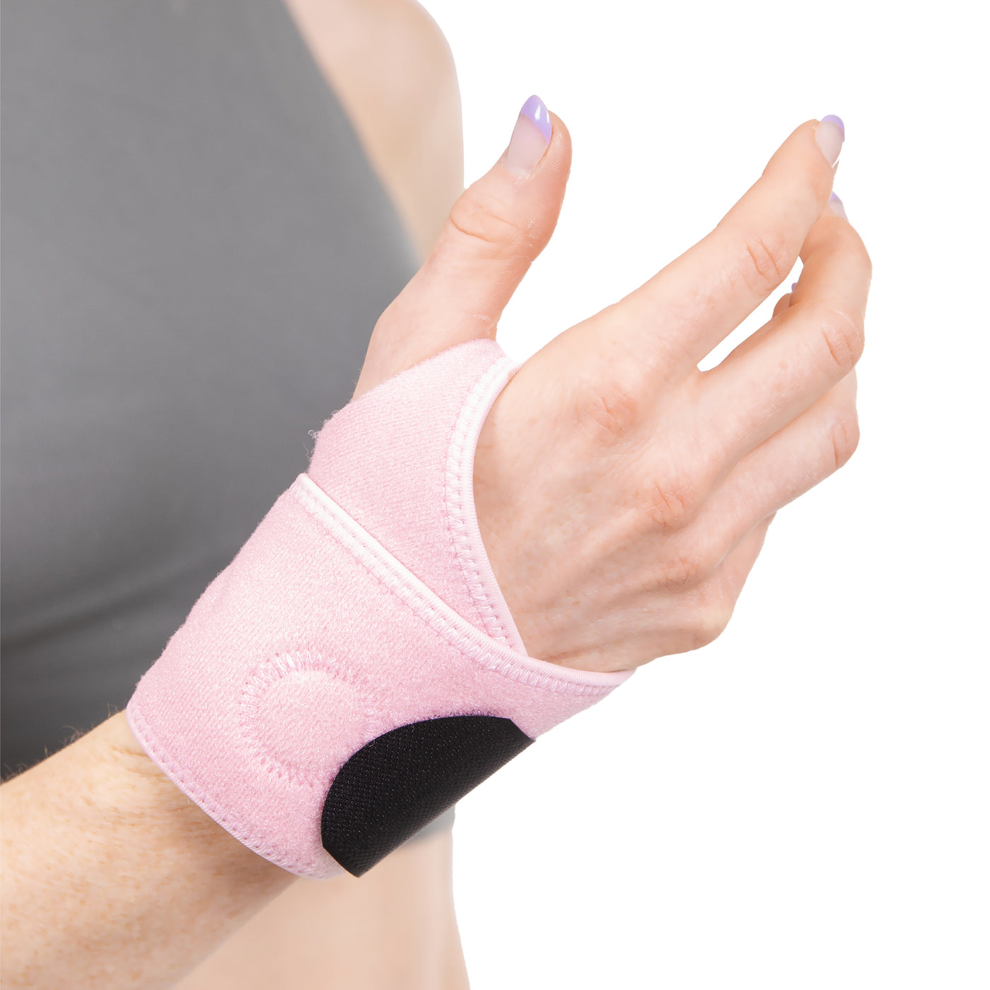 BraceAbility womens pink wrist brace for mommy hand
