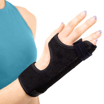 BraceAbility wrap around ulnar gutter splint to immobilize pinky joint