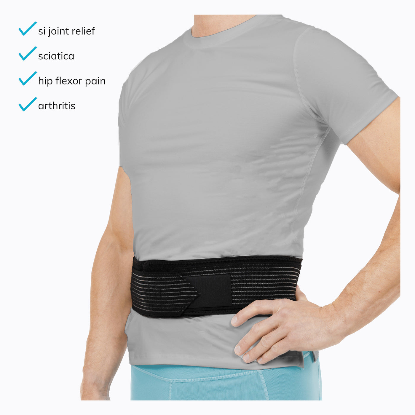 1 Sacroiliac SI Joint Belt  Coccyx Tailbone Pain Relief