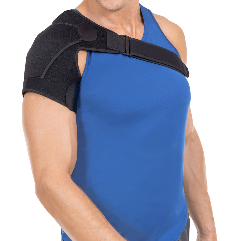 Shoulder Support - Adjustable Shoulder Brace for Women and Men，Shoulder  Strap Support，Frozen Shoulder Relief and Rotator Cuff Support Fits Left and  Right，One Size Regular