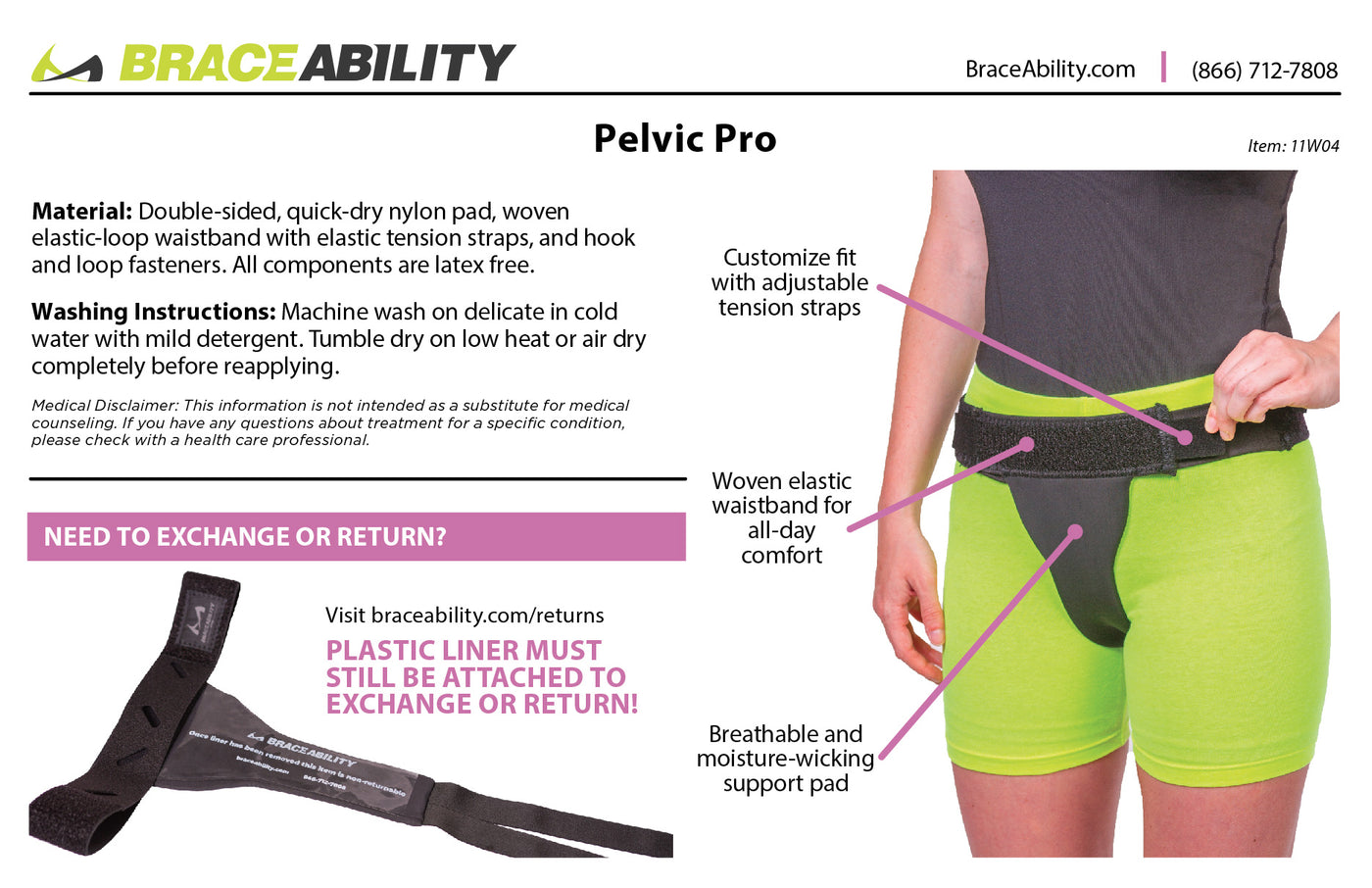 the pelvic pro is machine washable. Use cold water and run on a delicate cycle