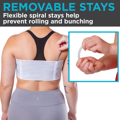 removable stays prevent the underworks binder from falling down