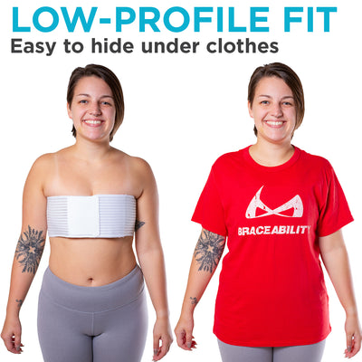 our transgender binder can be worn under clothing discreetly 