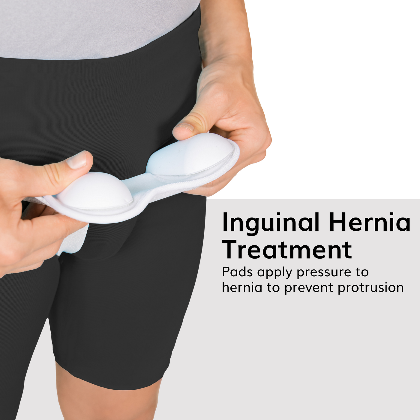 The adjustable pressure pads make this the best inguinal hernia treatment truss