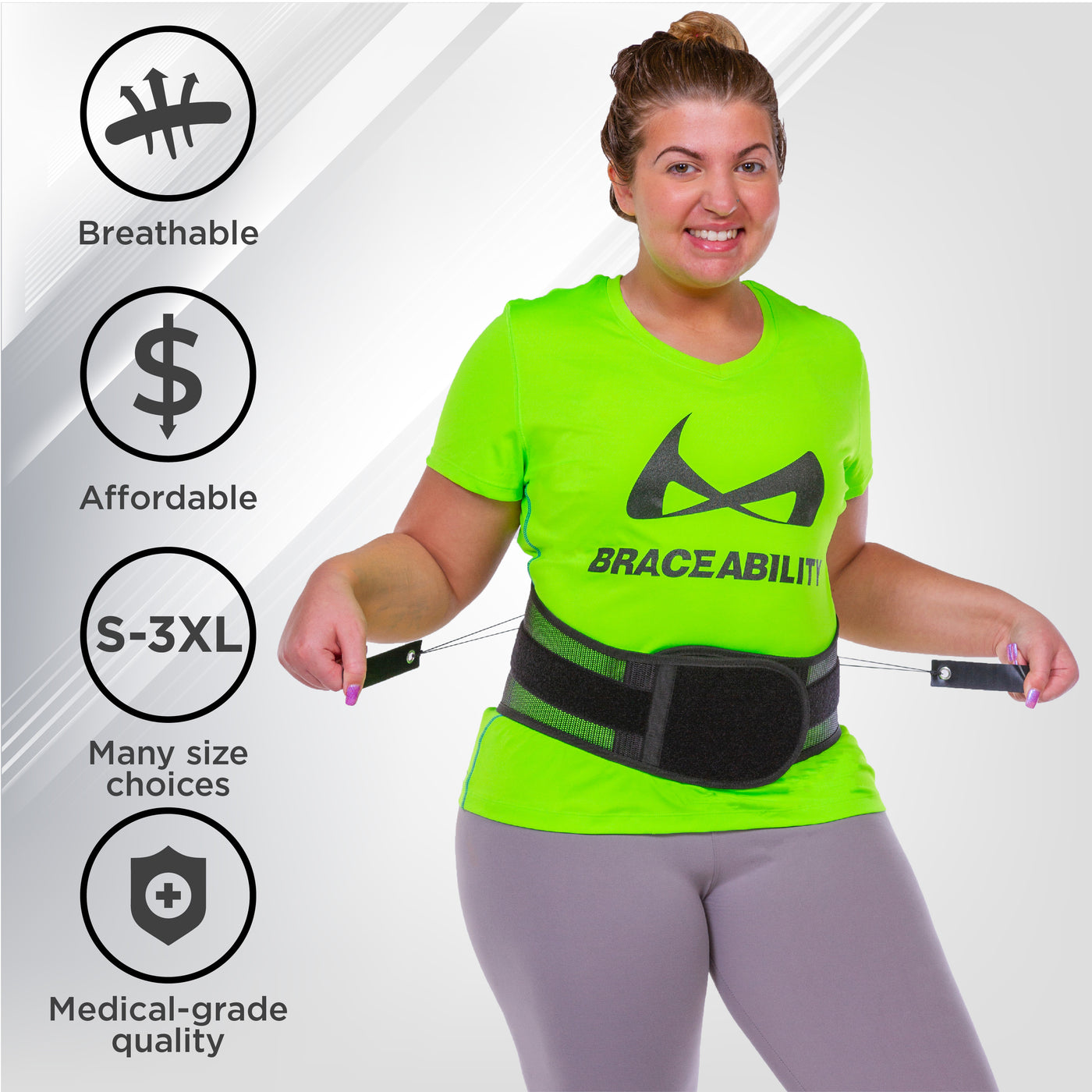 Featuring breathable mesh the plus size lumbar spondylolisthesis is a very affordable option to avoid surgery