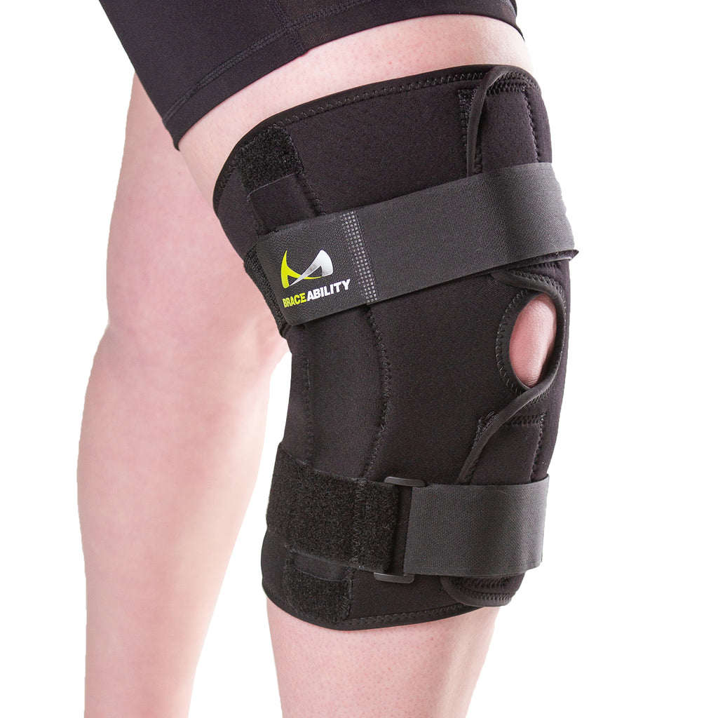 Modvel Adjustable Knee Brace for Knee Pain Relief, Joint Stability,  Recovery | Patella Gel | Side Support