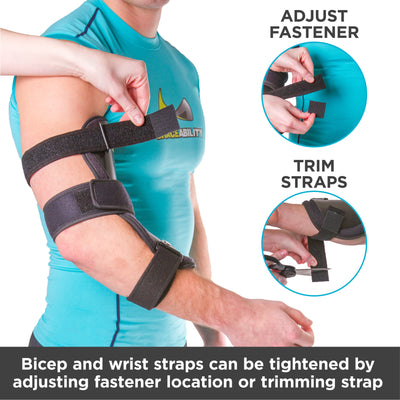 Cubital Tunnel Syndrome Elbow Brace to Prevent Ulnar Nerve Entrapment & Hyperextension