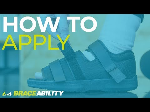 Post-op Medical Walking Shoe | Orthopedic Broken Foot and Toe Fracture Surgical Walking Boot
