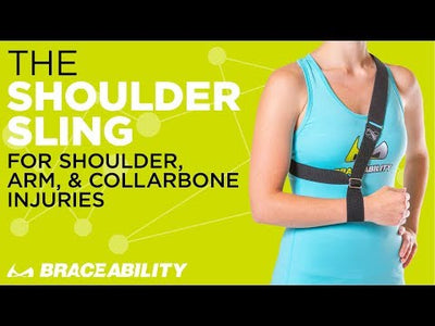 Waterproof Arm Sling | Comfortable Right or Left Universal Shoulder Support for Adults & Kids